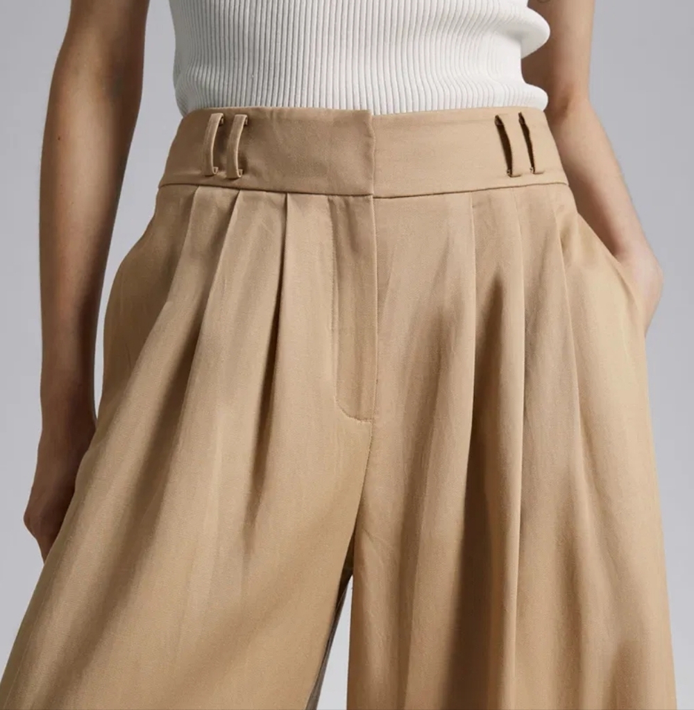 & Other Stories LA Atelier Size 0 Wide Leg Pleated Trousers Great Condition - Picture 6 of 16
